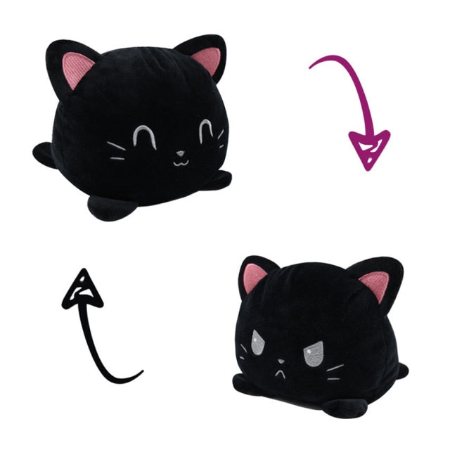 Plush Cat Double-Sided